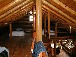 Log home renovation, interior space before http://huismanconcepts.com/ Renovation of old log kit home by http://huismanconcepts.com/