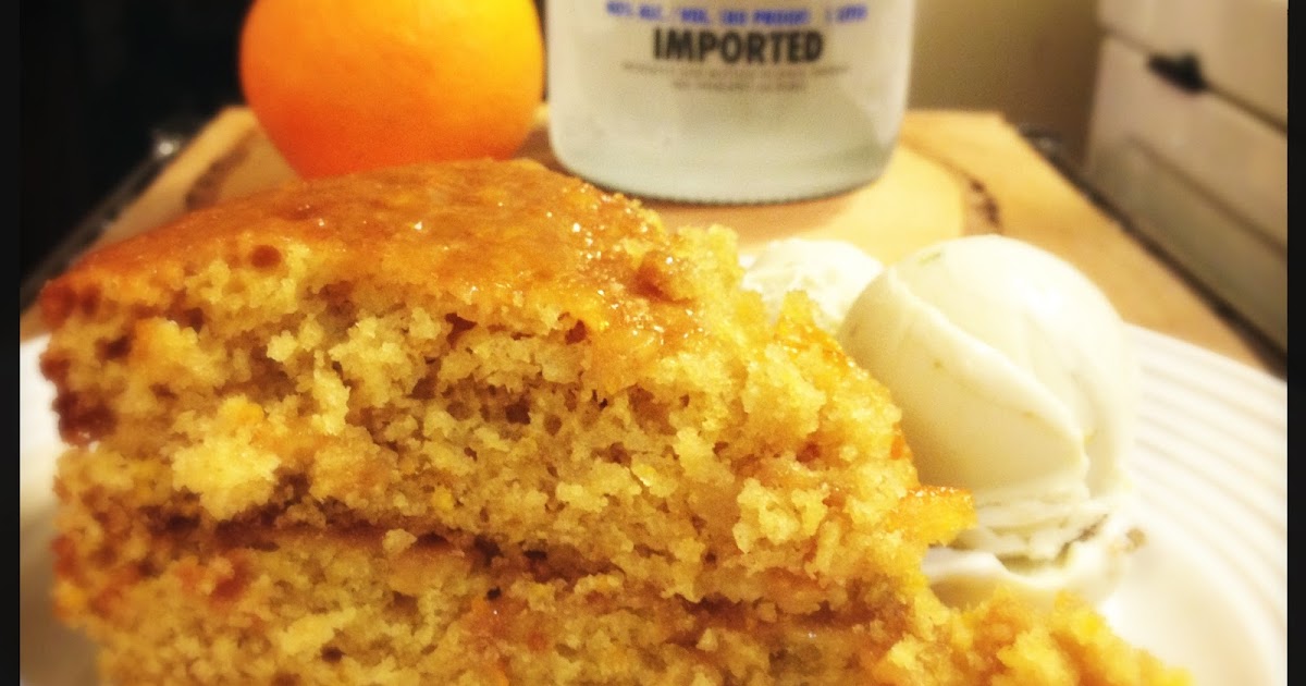 The Lush Chef Sticky Orange Cake with Vodka & Marmalade Glaze