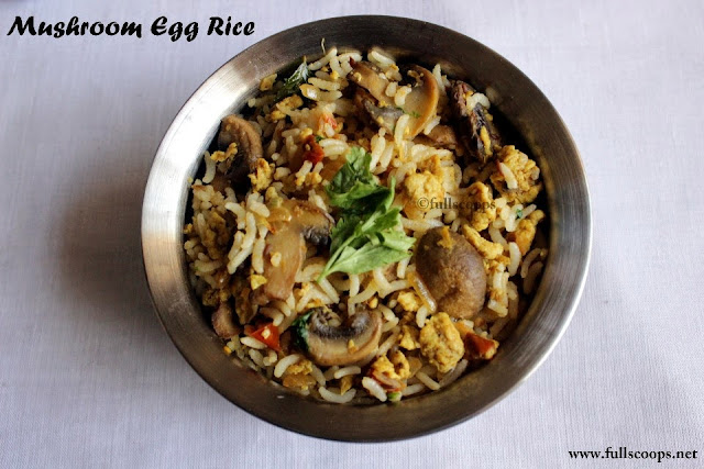 Mushroom Egg Rice
