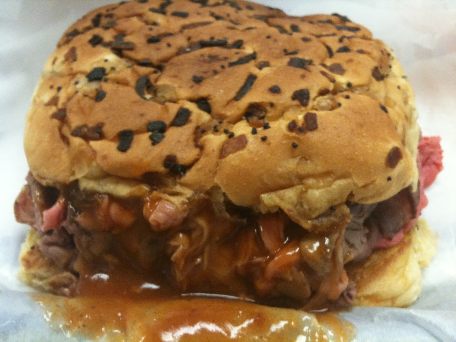 Soused Blueberries Nick's Famous Roast Beef