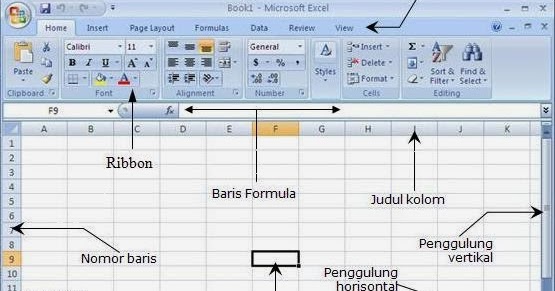 Gina Indriyani Menjalankan Microsoft Excel 2010