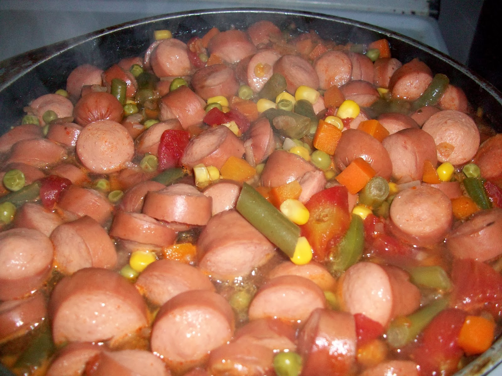 A Blessing in Disguise Hot Dog Stew