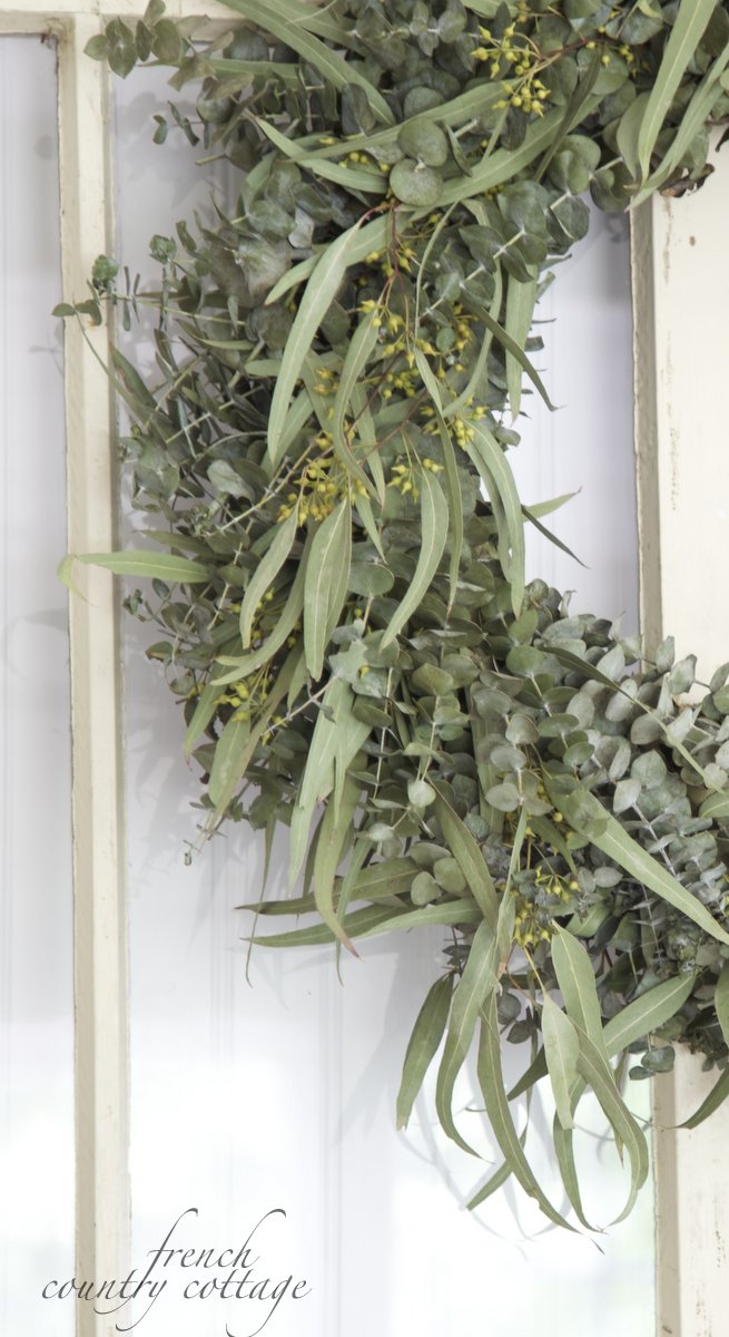 Fresh Eucalyptus Wreath FRENCH COUNTRY COTTAGE