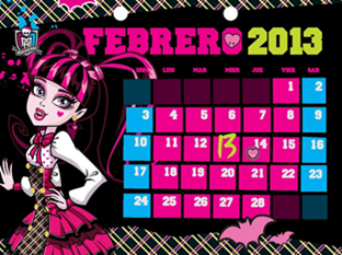 Monster High Calendario