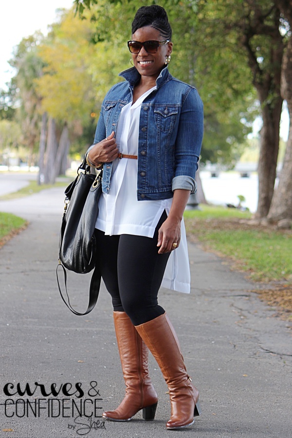 Curves and Confidence A Miami Style Blogger Weekend Wear Wearing Leggings as Pants