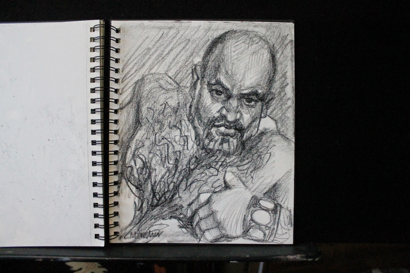 Kenney Mencher: Some New Homoerotic Drawings and Paintings