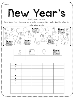 Primary Chalkboard: FREEBIE - New Year's Printables