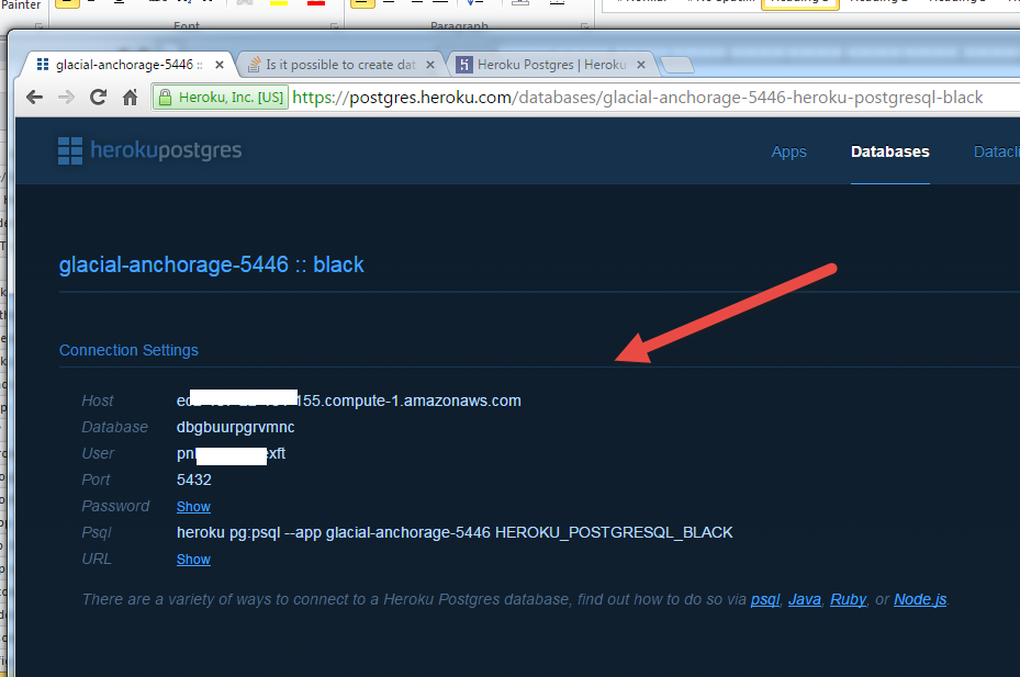 postgres app not showing databases postgres app not showing databases