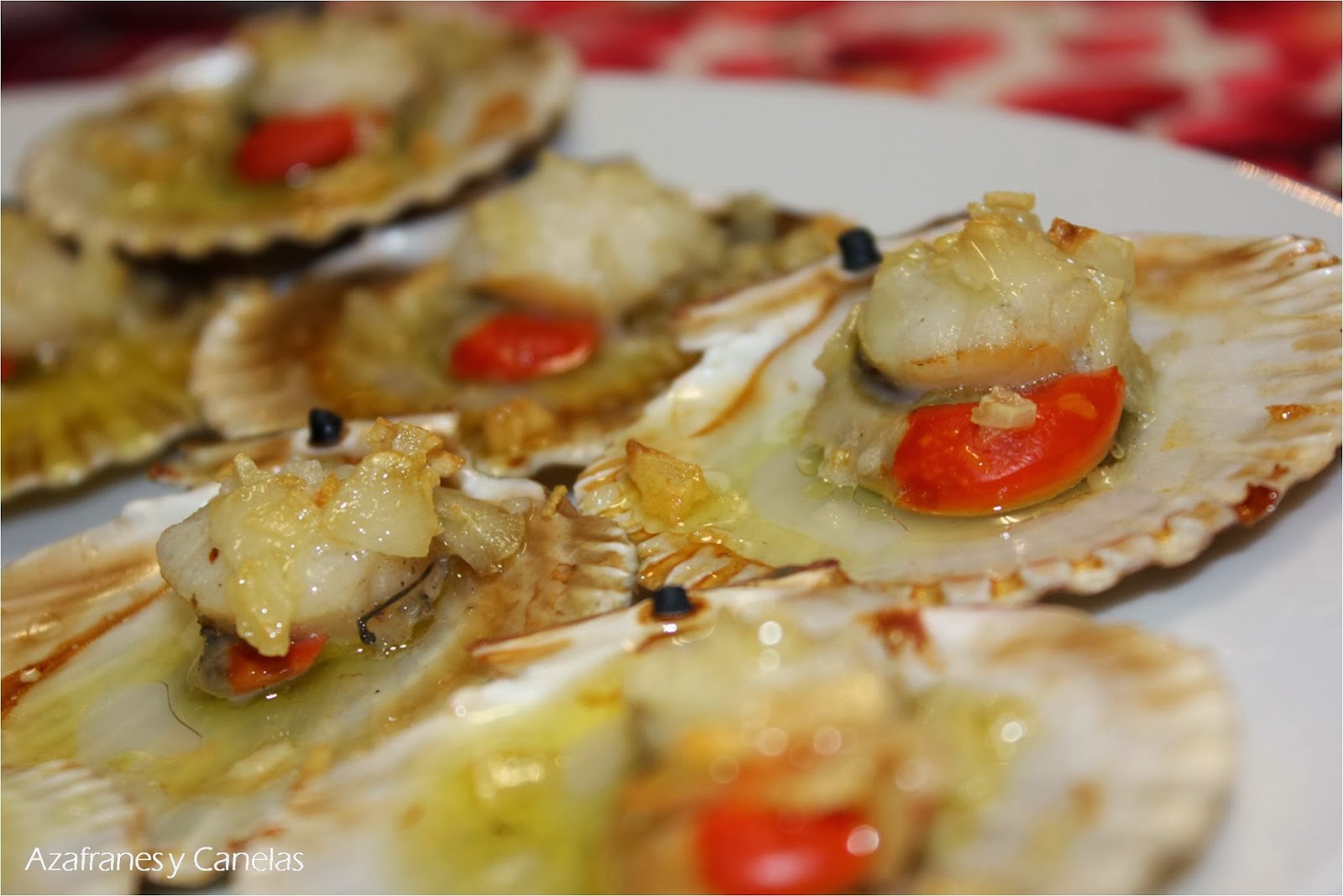 Zamburiñas Al Horno Con Aceite Y Limón Zamburiñas al horno | Azafranes y Canelas