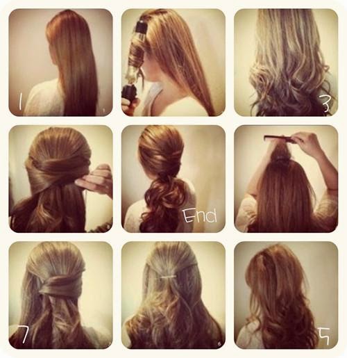 easy hairstyles high school