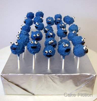 Birthday Cakes Delivered on Cake Fiction  Cookie Monster Birthday Cake