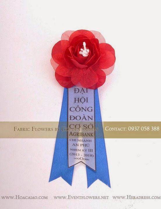 Hoa cài áo cho đại biểu tham dự hội nghị, sự kiện, event - 17