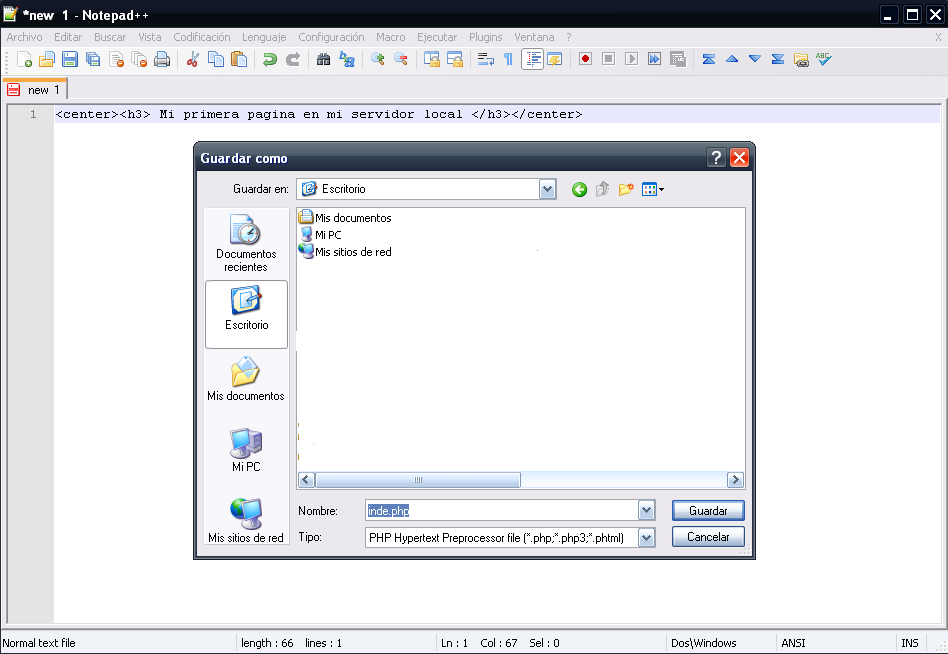 Tutoriales y Programas Como usar Notepad++
