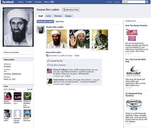 Osama+facebook+status+picture