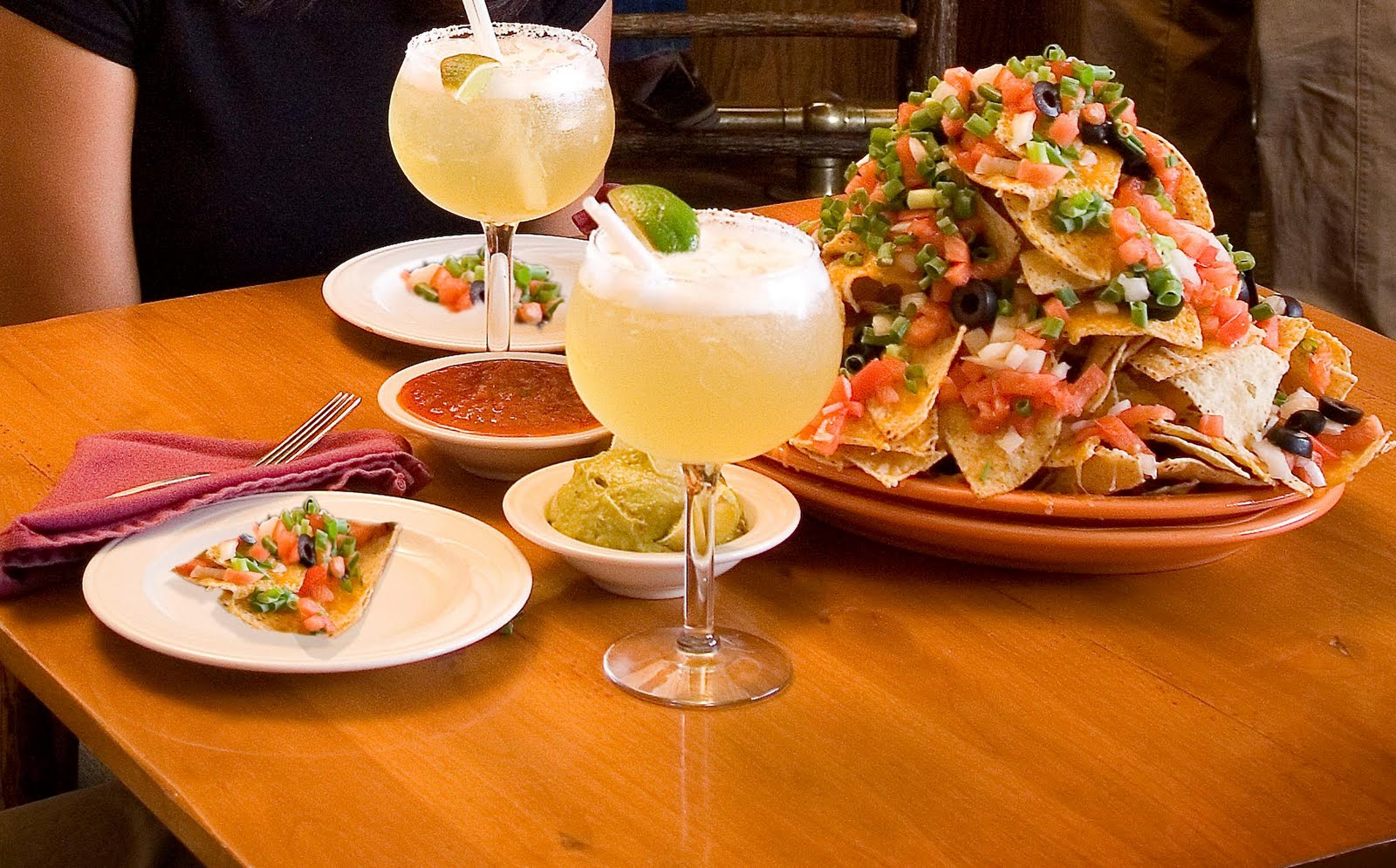 wander woman Nachos and Margaritas