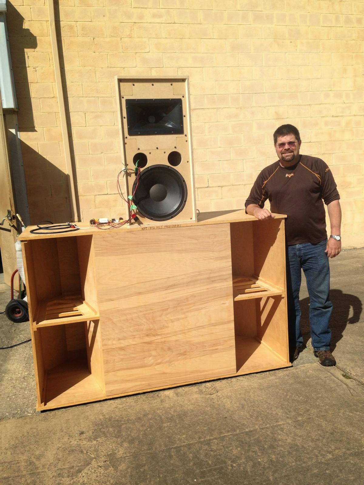 retro vintage modern hifi Klipsch KPT1802HLS Horn Subwoofer