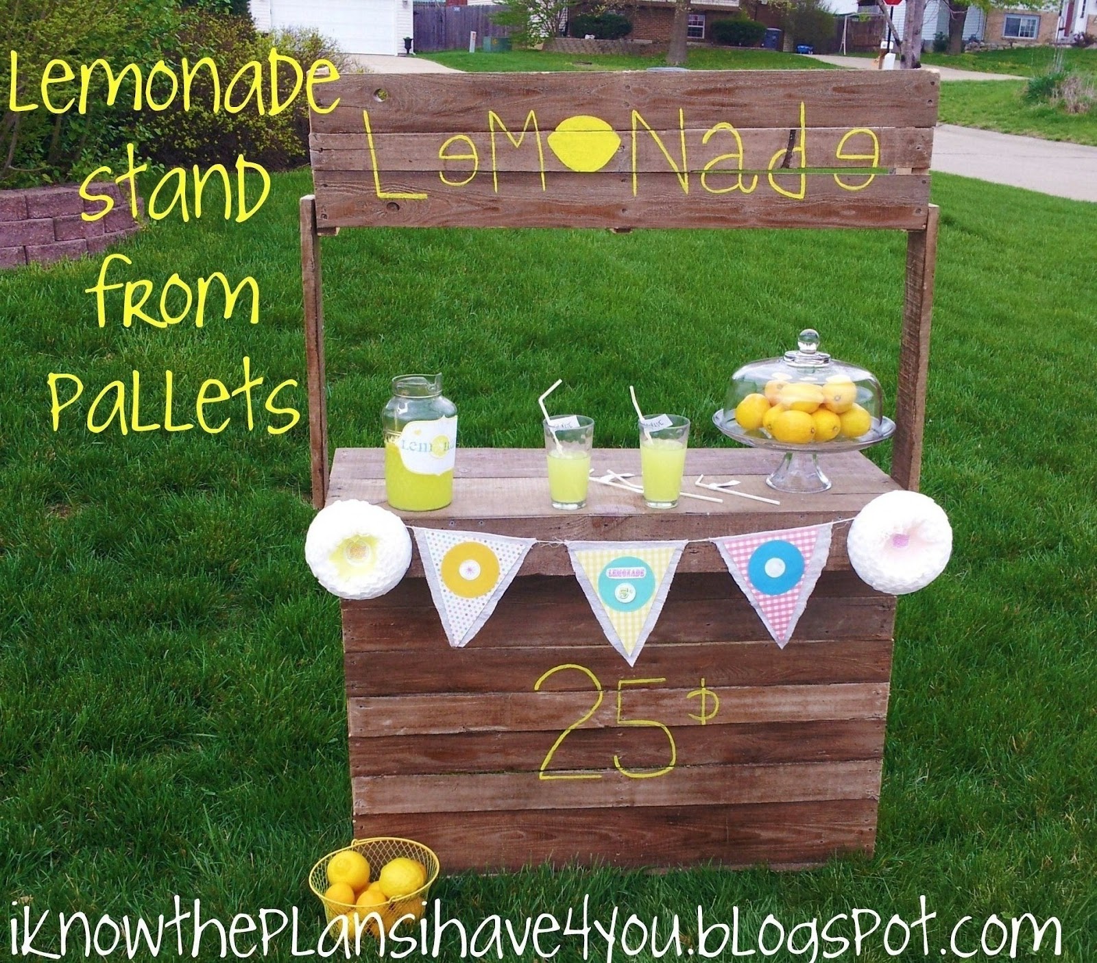 I Know The Plans I Have For You Round 3!! Pallet Lemonade Stand...