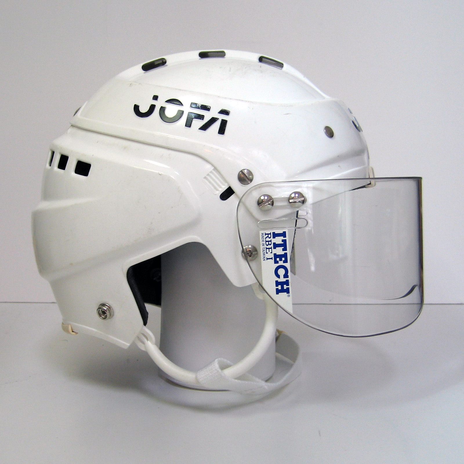 JOFA Helmets Halos of Hockey Teemu Selanne Rookie Helmet Modification