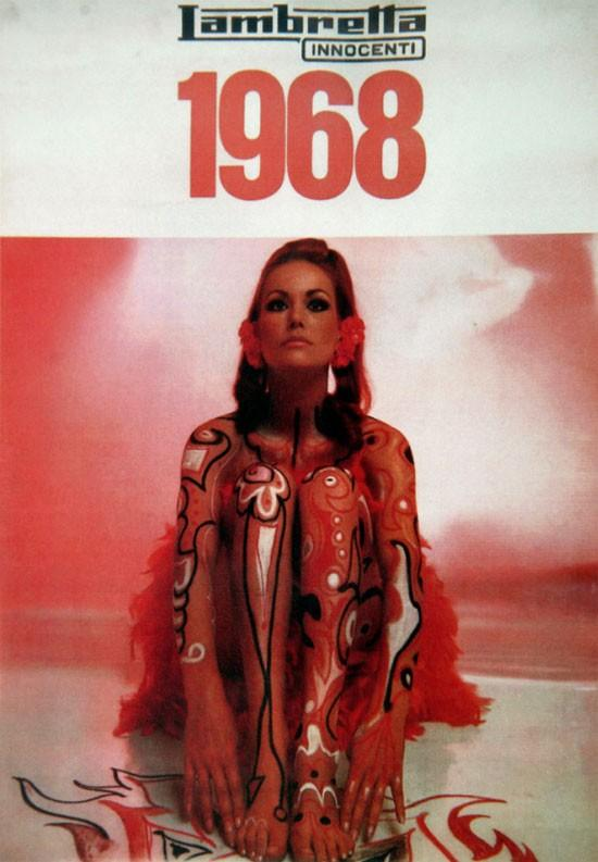vintage everyday 1968 Lambretta Calendar