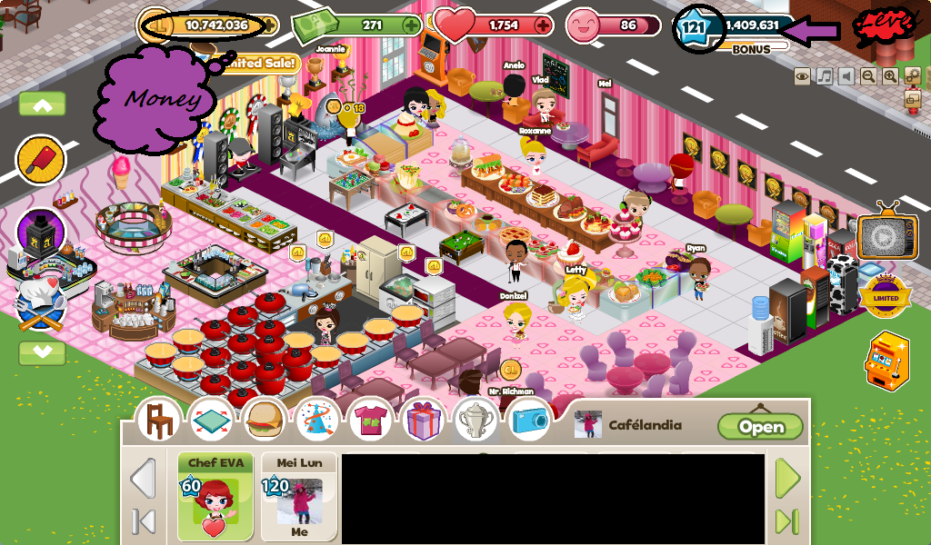 Cafe land at Facebook ...