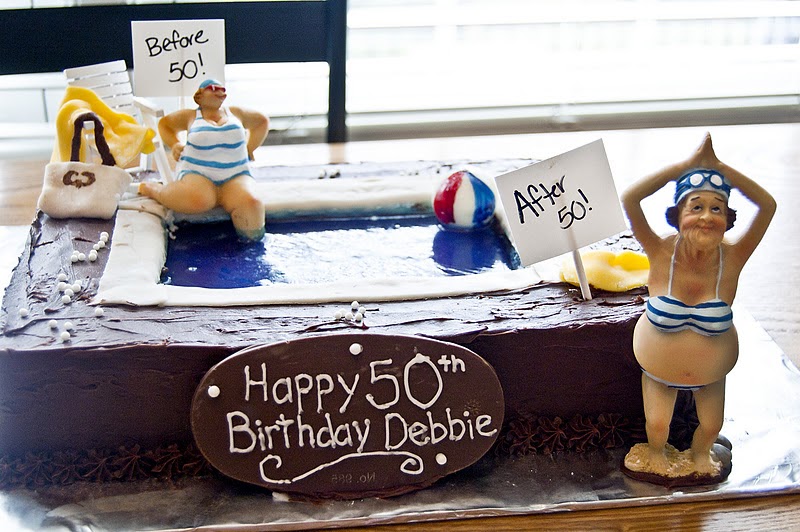 Ohh Baby! 50th Birthday Pool Cake