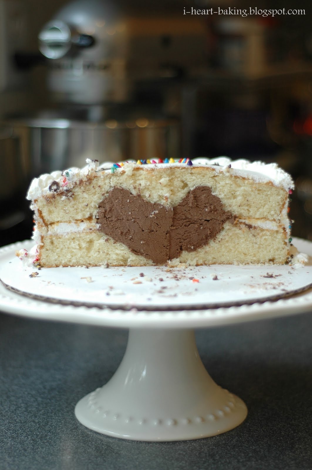 i heart baking! rainbow sprinkles birthday cake for grant