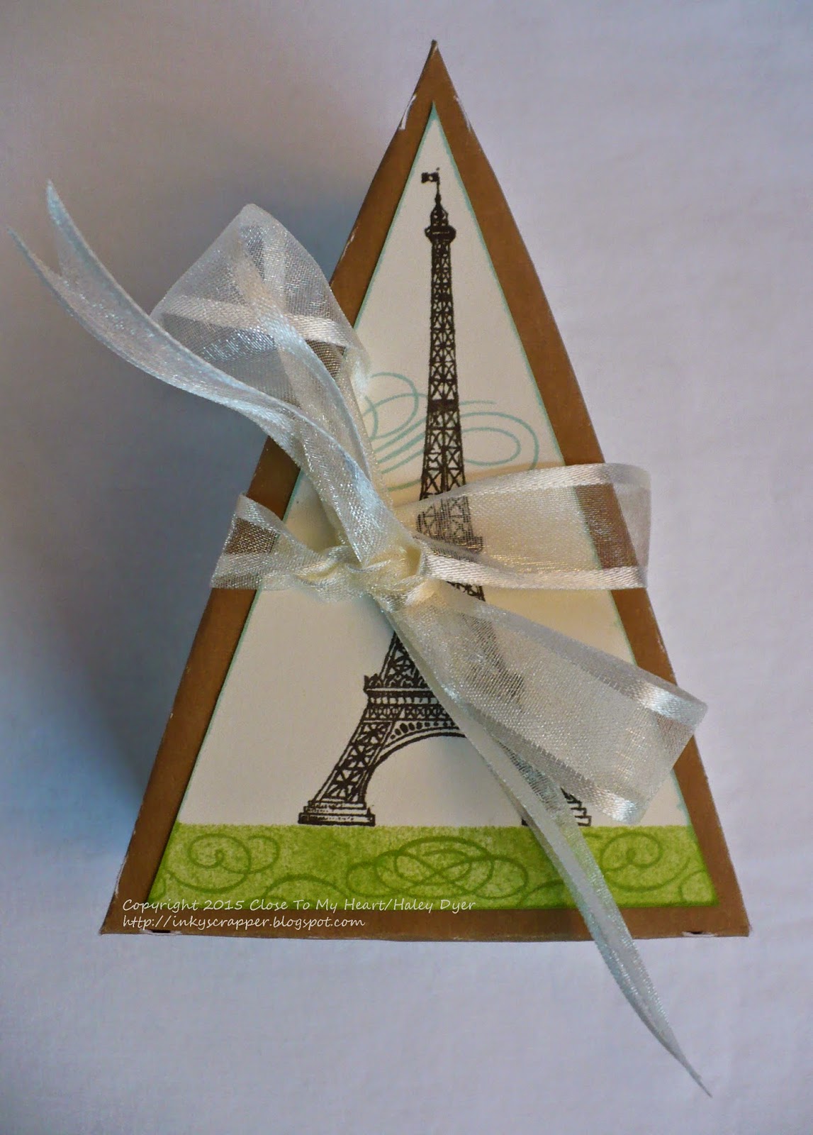 The Inky Scrapper Eiffel Tower Gift Box