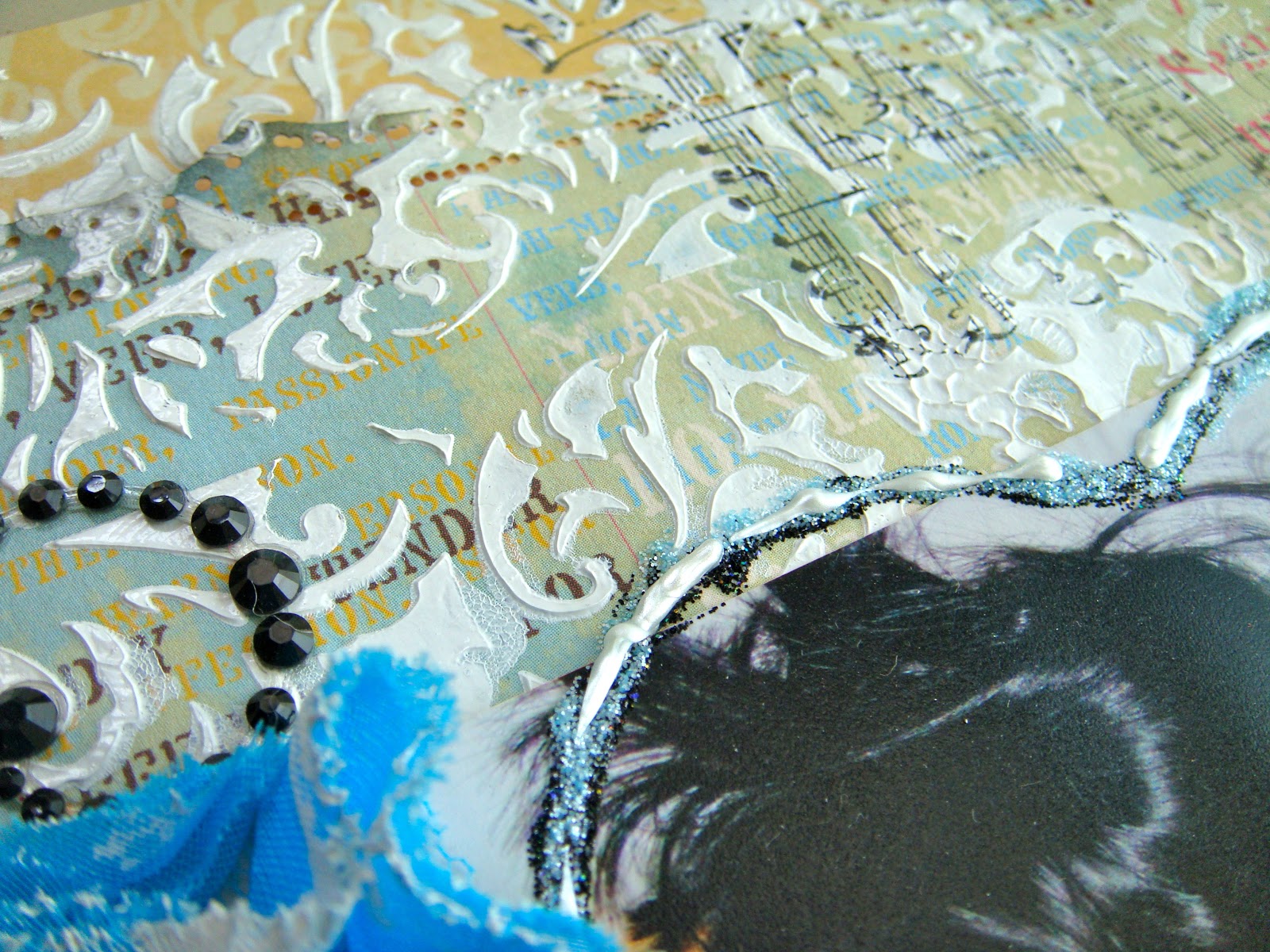 Ideas for Scrapbookers Texture Paste One Product , Many Uses!