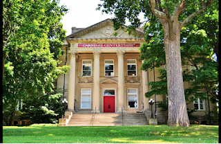 The carnegie center is housed in the original Lexington Public Library which opened its doors in 1905 and has since moved to a larger location and the original building been renovated. 