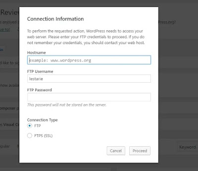 Selalu Minta Login FTP Ketika Install Plugin WordPress
