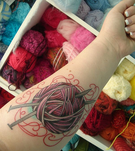 Here you have it ladies and gentlemen sewing themed tattoos that I fancy