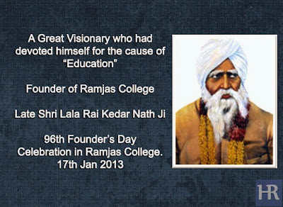 Lala Rai Kedar Nath Ji-Founder Ramjas College