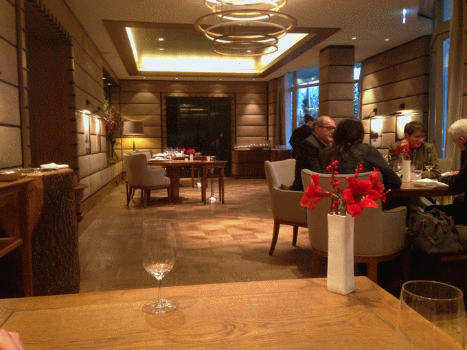 Dining Room at Restaurant Uberfahrt Christian Jurgens Dining Room at Restaurant Uberfahrt Christian Jurgens