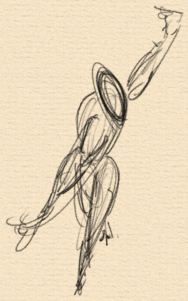 Scribble Line Gesture Drawing : Gesture drawing d
