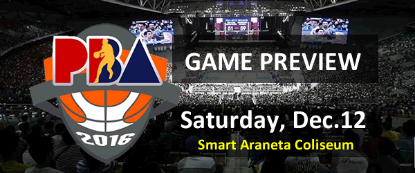 List of PBA Games Saturday December 12, 2015 @ Smart Araneta Coliseum List of PBA Games Saturday December 12, 2015 @ Smart Araneta Coliseum