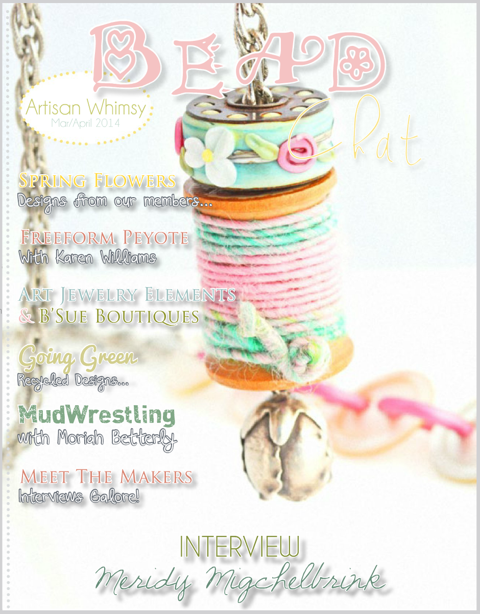 cover page of March/April 2014 issue of Artisan Whimsy emagazine