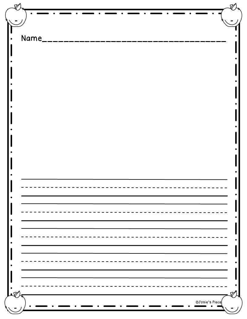 Writing template download picture