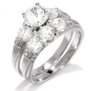 diamond wedding ring sets
