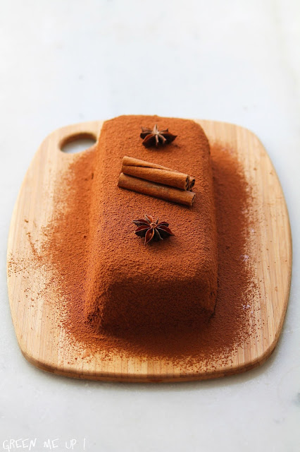 bûche Noël chocolat noisette butternut patate douce bûche Noël chocolat noisette butternut patate douce