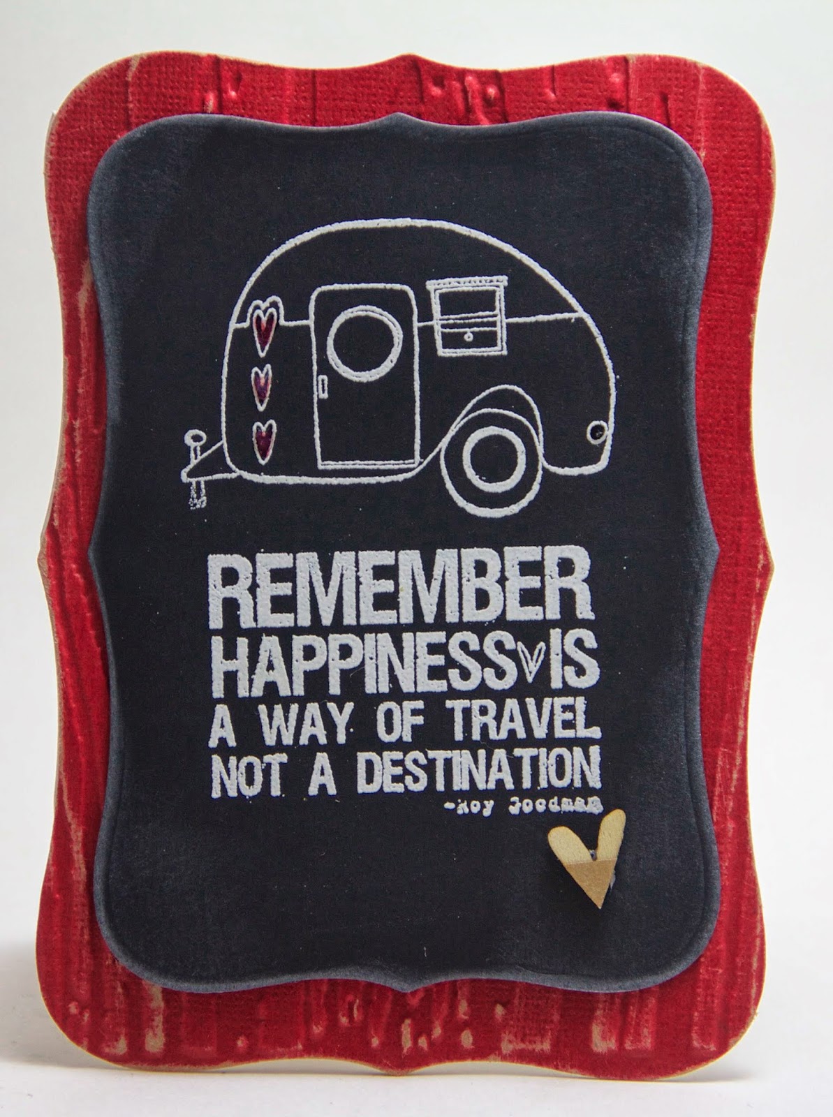 Homemade Cards by Erin caravan card