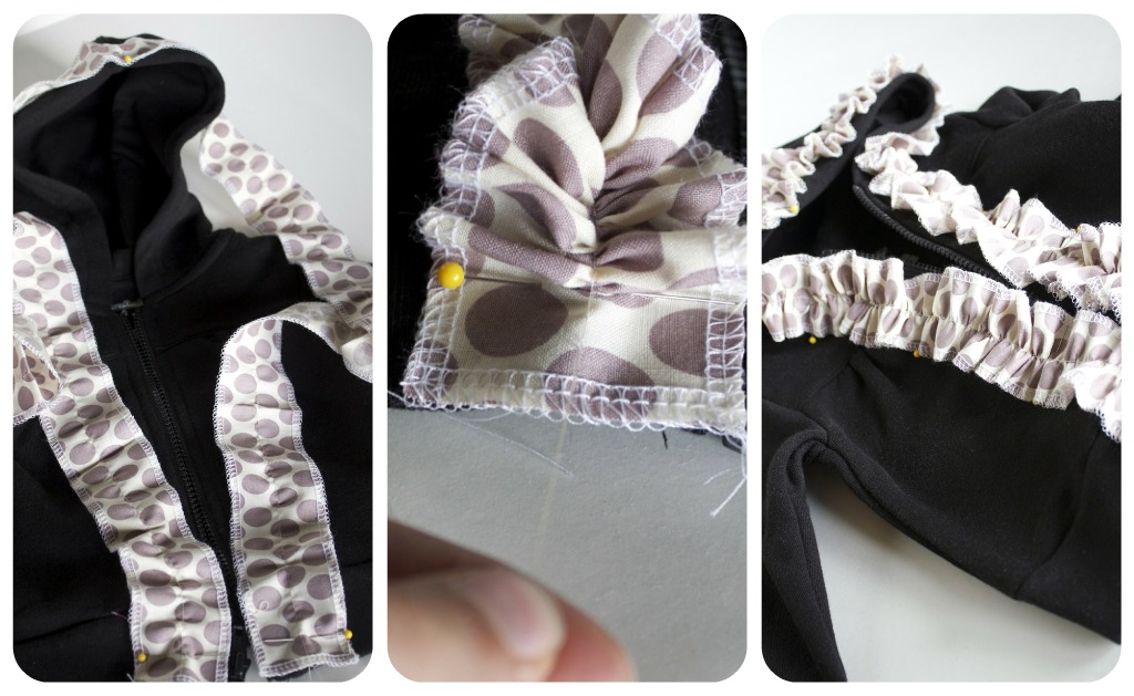 Originate and Renovate Ruffle Hoodie