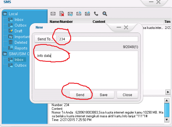 Cara Cek Kuota Internet Cara Cek Kuota Internet Tri 3 Di Modem Ipad