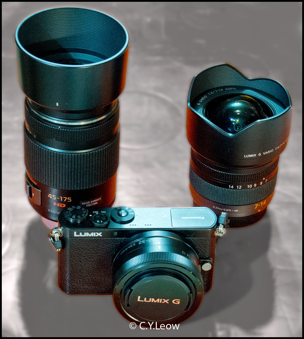 Man Behind Lens Lumix GM1 Rock With M43 Lenses