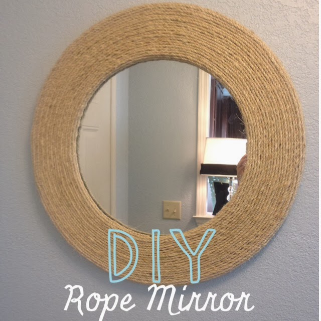 Darling Daly Design DIY Rope Mirror