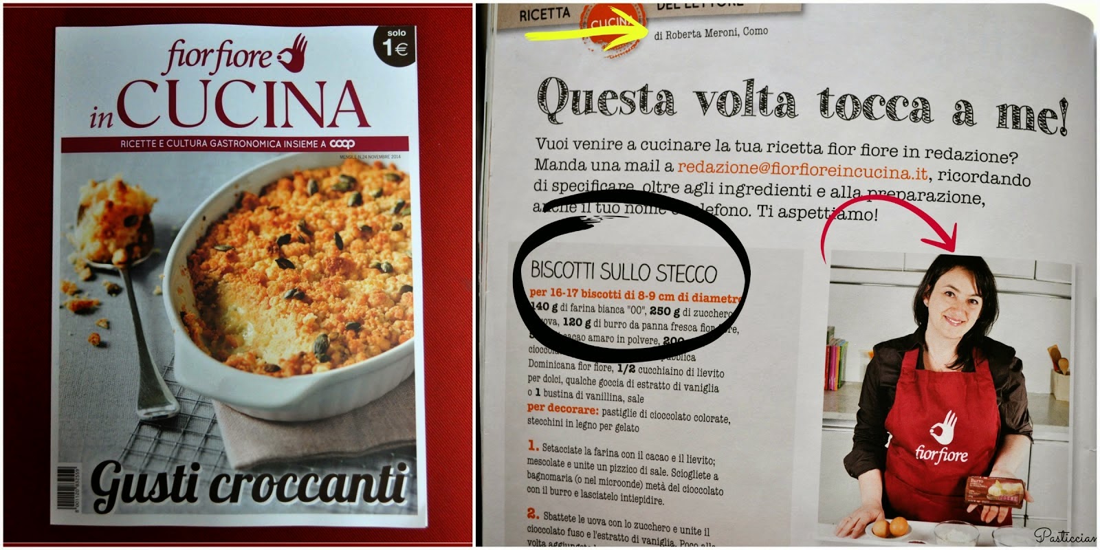 Una mia ricetta sulla Rivista Fior Fiore in Cucina di novembre 2014