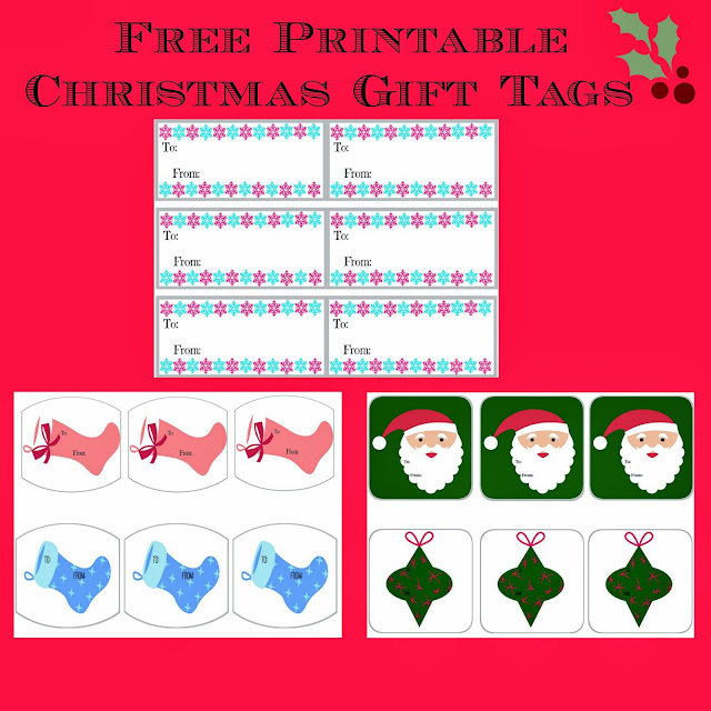 Free Printable Christmas Gift Tags 