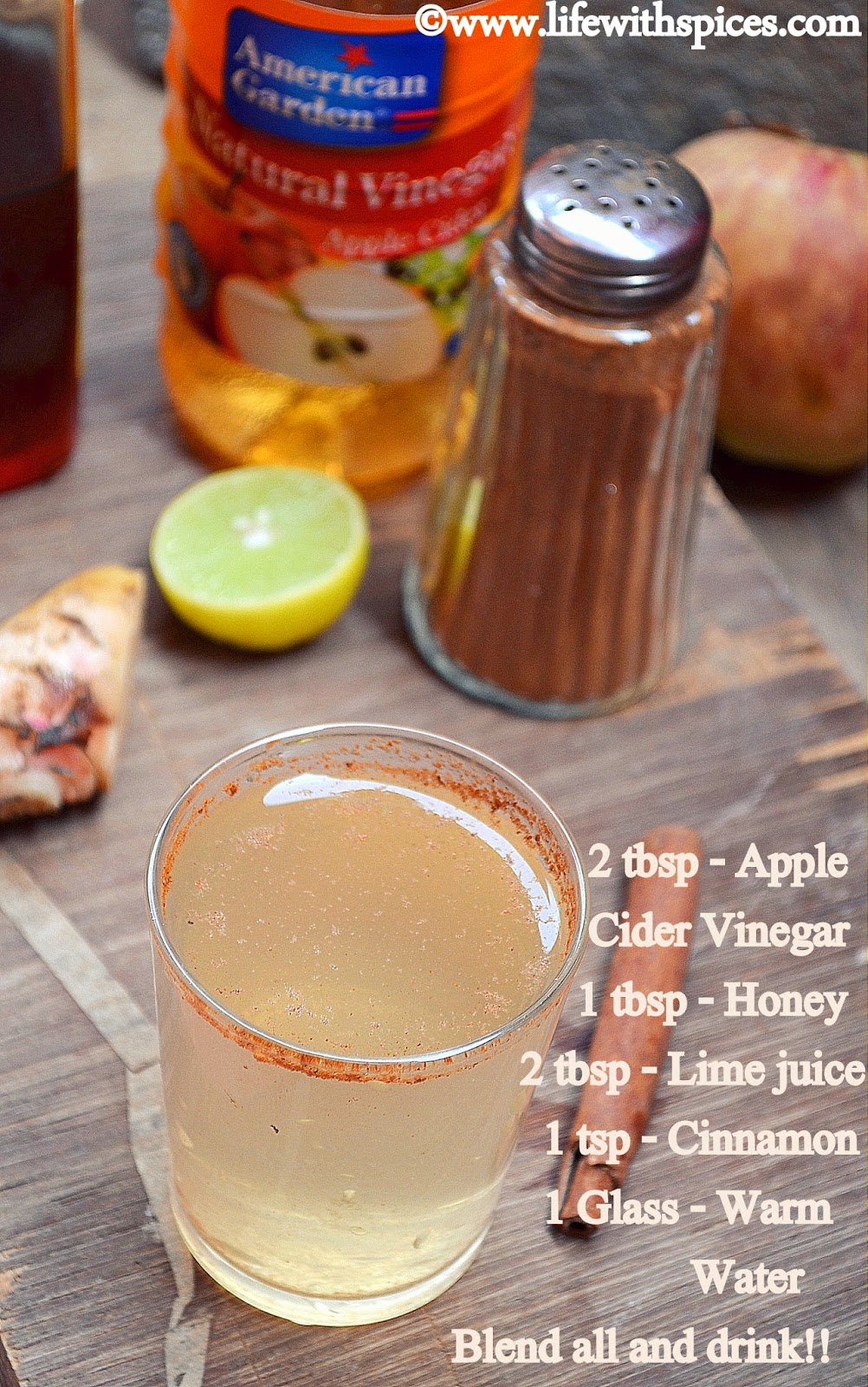 Life with spices APPLE CIDER VINEGAR ELIXIR
