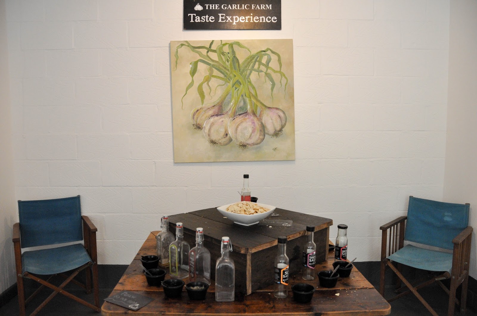 Taste Experience, The Garlic Farm, Isle of Wight, UK