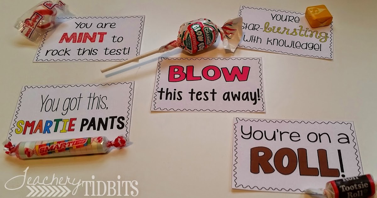 Teachery Tidbits Testing Encourage'mints'