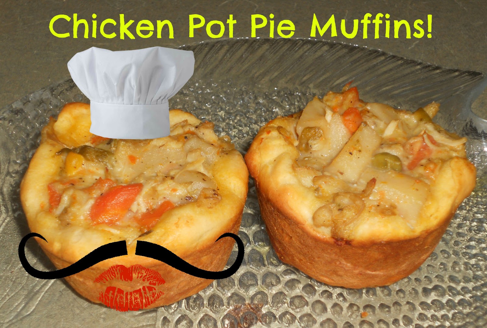 PhoenixTheBloggingMama Chicken Pot Pie Muffins